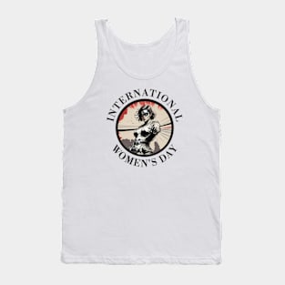 International Women’s Day march 2023. THE BEST MOM EVER FINE ART VINTAGE STYLE OLD TIMES Tank Top